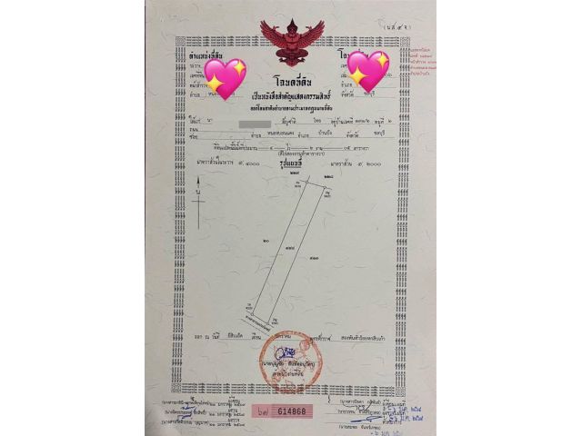 ที่ดินเปล่า 4-2-05 ไร่ ต.หนองบอนแดง อ.บ้านบึง จ.ชลบุรี