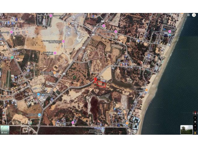 待售土地，5莱90平方哇（粉色区域划分）