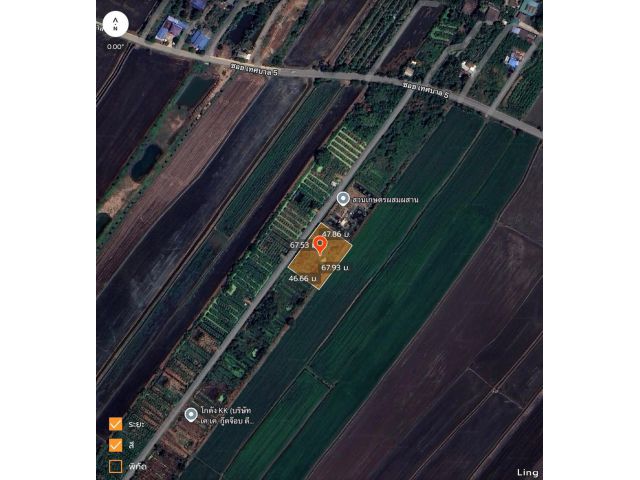 ขายด่วนที่ดิน 800 ตรว ติดถนนสาธารณะ ซ.อารีย์ หมู่ 6 ถนนเทศบาล 5 ลาดหลุมแก้ว ปทุมธานี