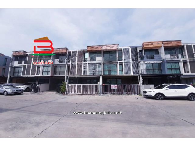 ทาวน์โฮม เนื้อที่ 17.5 ตร.ว. โครงการ เดอะ วิลโล่ รามอินทรา (The willow Townhome) ติดตลาดนัดกีบหมู ถนนรามอินทรา แขวงบางชัน เขตคลองสามวา