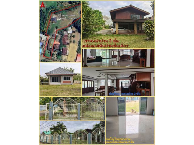 ที่ดินถูก พร้อมบ้าน 2หลังในแหล่งชุมชนเมืองเพชรฯ 2ไร่2งาน15ตรว. 7นอน 4น้ำ