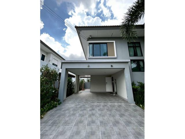 บ้านเดี่ยวให้เช่า ใกล้รถไฟฟ้า คูคต #บ้านเช่าติดถนนใหญ่ ลำลูกกา
