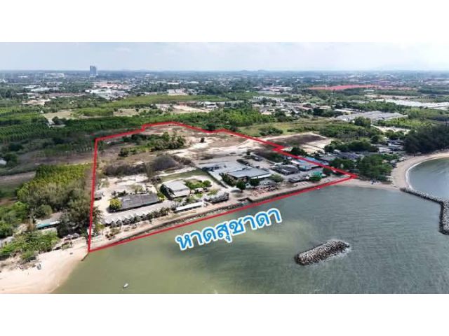 ขายที่ดินพร้อมสิ่งปลูกสร้างติดถนนเรียบหาดสุชาดาจ.ระยองเนื้อที่38ไร่ขายราคาไร่ละ15.000.000ลบ.นัดดูที่ดินได้ครับ