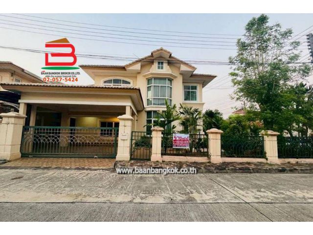 บ้านเดี่ยว ภัสสร 4 รังสิต-คลอง 3 เนื้อที่ 104 ตรว. (ติดโกดังรังสิต) ถนนพหลโยธิน ประชาธิปัตย์ ธัญบุรี ปทุมธานี