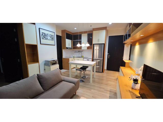 For Rent Condo Baan Klang Krung Siam-Pathumwan Fully furnished (S15-34786)