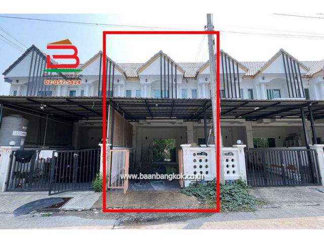 ทาวน์โฮม หมู่บ้านทิพย์มณี เนื้อที่ 20.8 ตรว. (ใกล้บิ๊กซีปทุมธานี) ถนนทล.307 ต.บ้านฉาง อ.เมืองปทุมธานี จ.ปทุมธานี