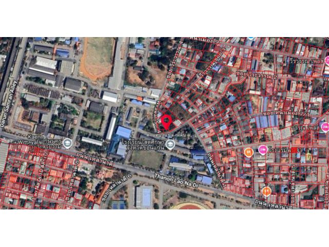 ขายที่ดิน 45 ตร.ว. ทำเลในเมืองขอนแก่น ต.ในเมือง อ.เมืองขอนแก่น