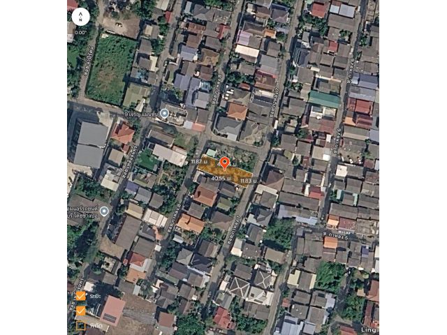 ขายด่วนที่ดินใกล้รถไฟฟ้า 120 ตรว ติดถนนคอนกรีต 2 ด้าน ซ.กาหลง 7,8 เมืองนนทบุรี