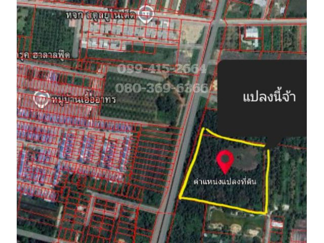 ขายด่วน ที่ดินผืนใหญ่ติดถนนชลประทาน