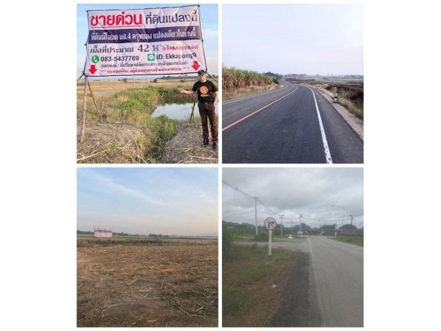 ด่วน!! ขายที่ดินแม่สอด-ห้วยกระโหลก 42 ไร่ ที่มีโฉนด นส.4 ครุฑแดง แปลงเดียวในย่านนี้ โทร 083-5437789
