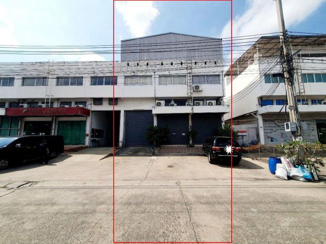สำนักงาน+โกดัง เนื้อที่ 249.1 ตรว. กว้าง 12*83 เมตร มินิแฟคตอรี่ ถนนกิ่งแก้ว ต.บางพลีใหญ่ อ.บางพลี จ.สมุทรปราการ