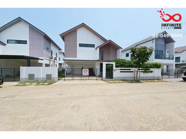 ขายบ้านเดี่ยว 2 ชั้น เรสท์บางใหญ่ 47.3 ตร.ว.บ้านสวย ฟังก์ชันครบ  พร้อมอยู่ ใกล้ MRT คลองบางไผ่