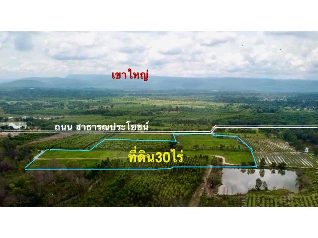 ขายที่ดิน30ไร่ * ขายไร่ละ 240,000บาท *ติดถนนคอนรีต *บ้านไทรงาม *ต.โพธิ์งาม อ.ประจันตคาม จ.ปราจีนบุรี โทร0813763803