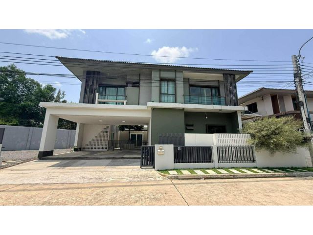 ให้เช่าถูกมาก!! บ้านเดี่ยว 2 ชั้น หลังมุม ม.สราญสิริ ศรีวารี ใกล้สนามบินสุวรรณภูมิ โรบินสัน เซ็นทรัลฯ