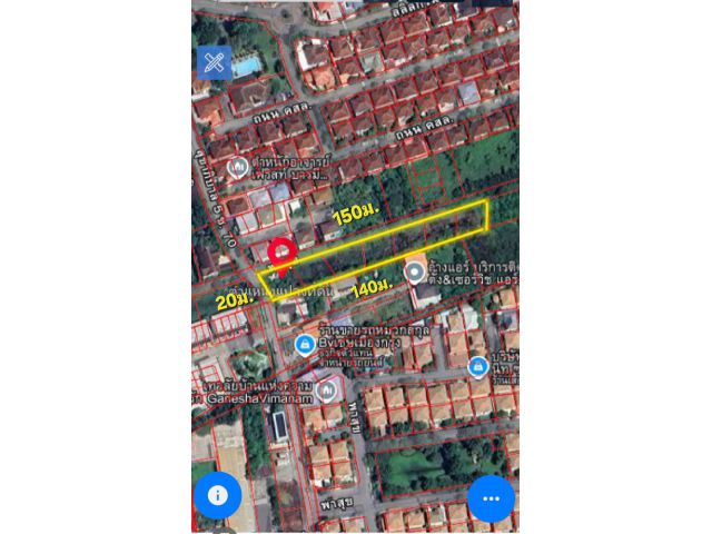 ที่ดืนสุขาภิบาล 5 ออเงิน( 700 ตรว.) ไร่ละ 14 ล้าน