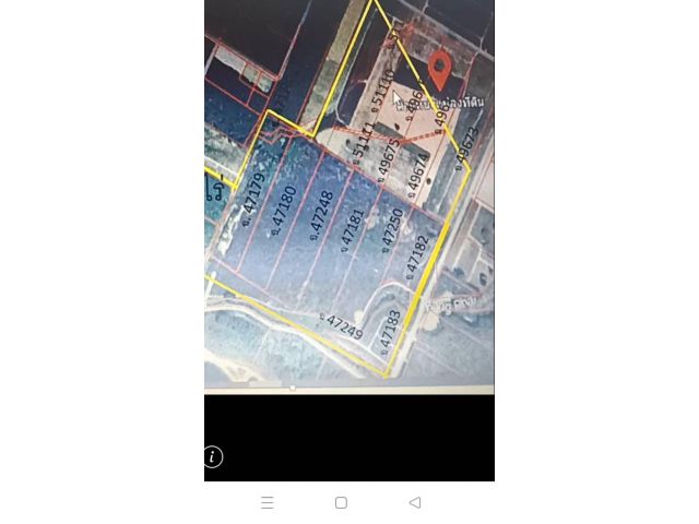 ขายที่ดิน127ไร่ นิคมพัฒนาซอย11 ผังสีเหลือง