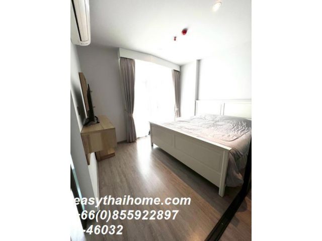 P-46032 หรูหราพร้อมอยู่! ริทึ่ม เอกมัย 1นอน วิวเมือง ใกล้ BTS เอกมัย 30,000 | Line Id: @easythaihome | 085-592-2897