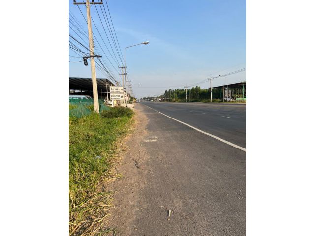 ขายที่ดินติดถนนหลักเส้น สมเด็จ-มุก ห่างแยกไฟแดง1กิโลเนื้อที่8ไร่หน้ากว้าง120เมตรไร่ละห้าล้านถ้วน