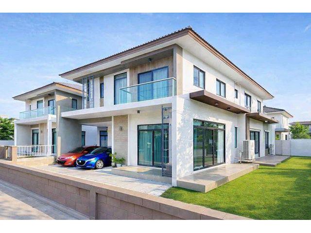 4นอน บางนา-สุขาภิบาล2 ใกล้รพ.สิรินธร 1.4 กม. คฤหาสน์2ชั้น บ้านเดี่ยว ประเวศ ใกล้ แจสกรีน วิลเลจ ประเวศ 850ม. 4น้ำ 55 ตร.