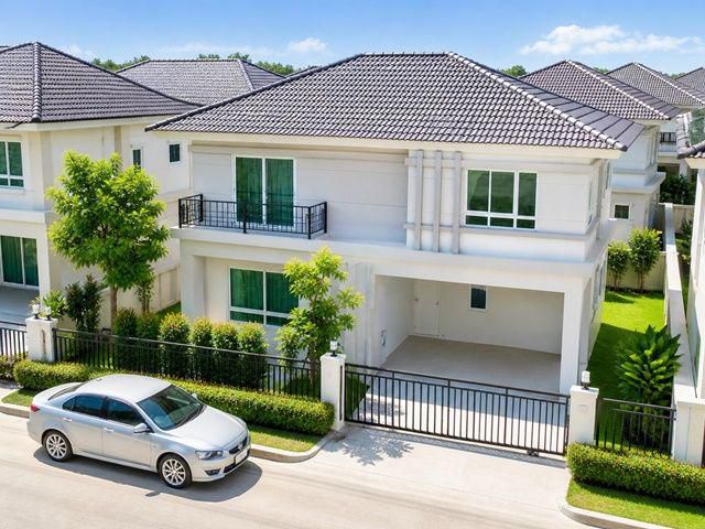 บ้านเดี่ยว 3 นอน สะพานสูง3น้ำARL บ้านทับช้าง 1.6 กม. ใกล้เดอะไนน์ พระราม 9 800 ม. บางกอก บูเลอวาร์ด วงแหวน-พระราม 9 50 ต