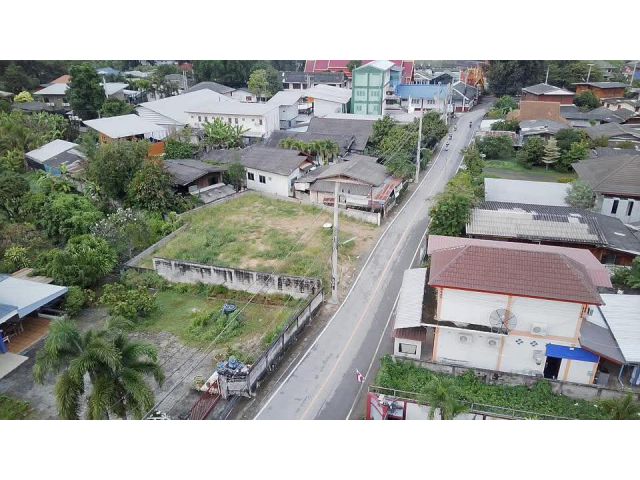 ขายที่ดินติดถนนค้าขายได้ตำบลสันกำแพงพร้อมโอน