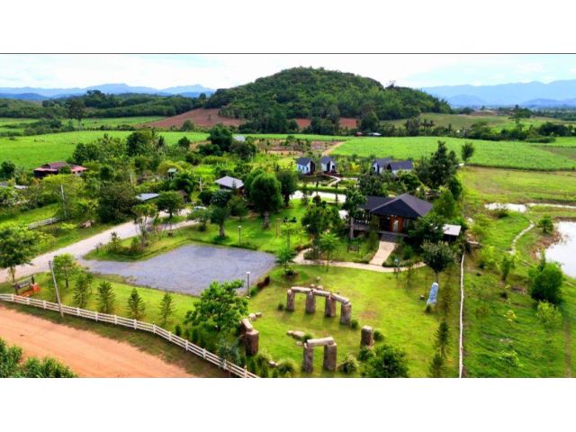 ขายบ้านพักตากอากาศพร้อมกิจการรีสอร์และสวน โฉนด 7ไร่