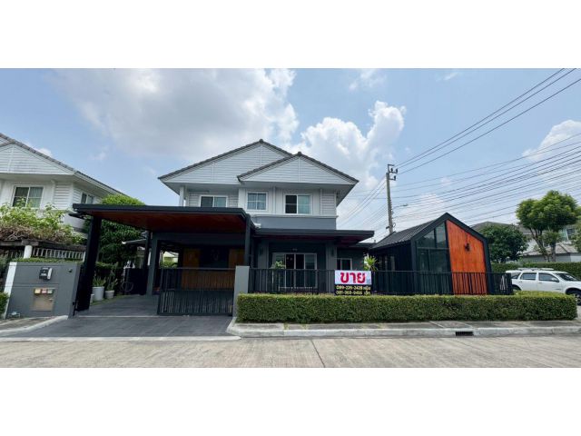 ขายบ้านเดี่ยว ชัยพฤกษ์ รามอินทรา-วงแหวน แปลงมุม 4 ห้องนอน 4 ห้องน้ำ 2 ห้องอเนกประสงค์ 2 ห้องครัว พื้นที่ใช้สอย 220 ตรม