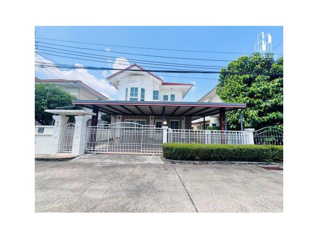 ขายบ้านเดี่ยว มณีรินทร์ พาร์ค ไทรม้า–ท่าอิฐ นนทบุรี ใกล้ รถไฟฟ้า มหานคร สายสีม่วง สถานีไทรม้า