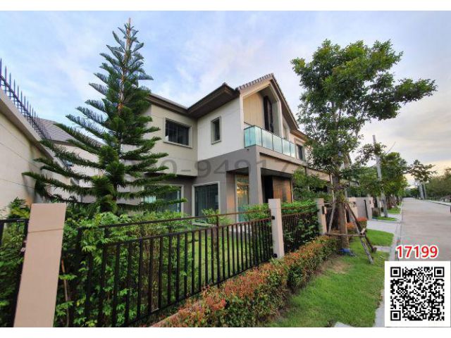 เช่า บ้านเดี่ยว 2 ชั้น Bangkok Boulevard สาทร-ปิ่นเกล้า 2 หน้าสวน ใกล้ Central Westville