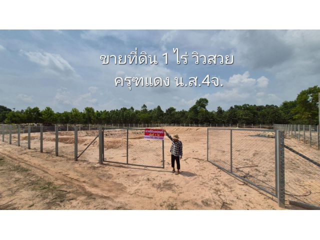 ขายที่ดิน 1 ไร่ ล้อมรั่วให้ ถมดินแล้ว วิวสวยมาก | ครุฑแดง น.ส.4จ. | (ฟรีค่าโอน!) ต.คำโตนด อ.ประจันตคาม จ.ปราจีนบุรี