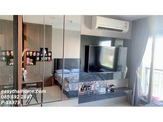 P-86979 ขายคอนโด ริทึ่ม สุขุมวิท 36-38 (Rhythm Sukhumvit 36-38) สตูดิโอ ชั้น 8 วิวเมือง แต่งครบรวมเครื่องซักผ้า
