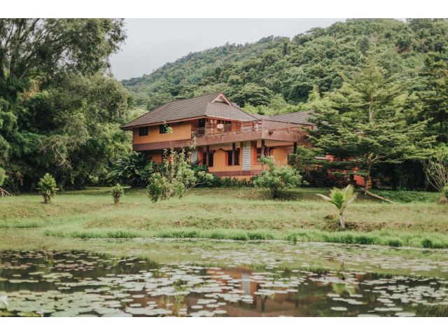 R69-42ขายบ้านพักตากอากาศพร้อมที่ดินแปลงสวย อ.แม่ริม จ.เชียงใหม่ (โซนโป่งแยง)ทำเลทอง ใกล้แหล่งน้ำธรรมชาติ บรรยากาศรีสอร์ทส่วนตัว โฉนดครุฑแดง (