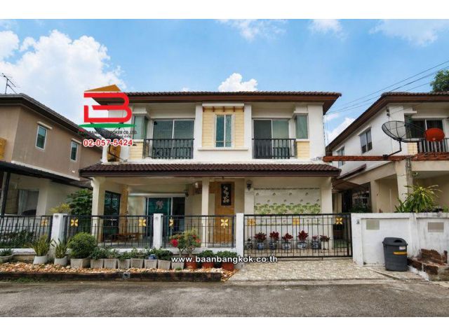 บ้านแฝด 2 ชั้น เนื้อที่ 39 ตร.ว. โครงการ เดอะ ไพรเวซี่ ไพร์มเพลส บางบัวทอง (ซอยวัดไผ่เหลือง) อำเภอบางบัวทอง นนทบุรี