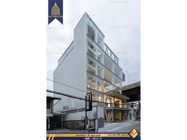 ขาย/ให้เช่า  อาคาร 5ชั้น ใหม่  โชว์รูม บริษัท ออฟฟิศ 1500 ตร.ม พระรามเก้า
