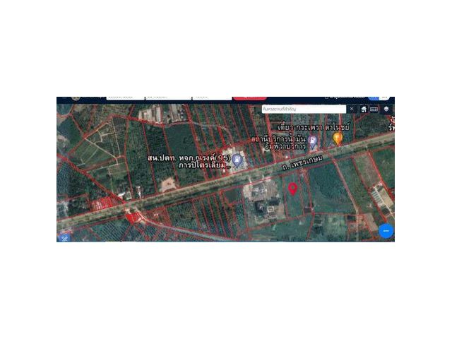 ที่ดินโฉนดสวนมะพร้าวติดถนนเพชเกษม ทำเลดี