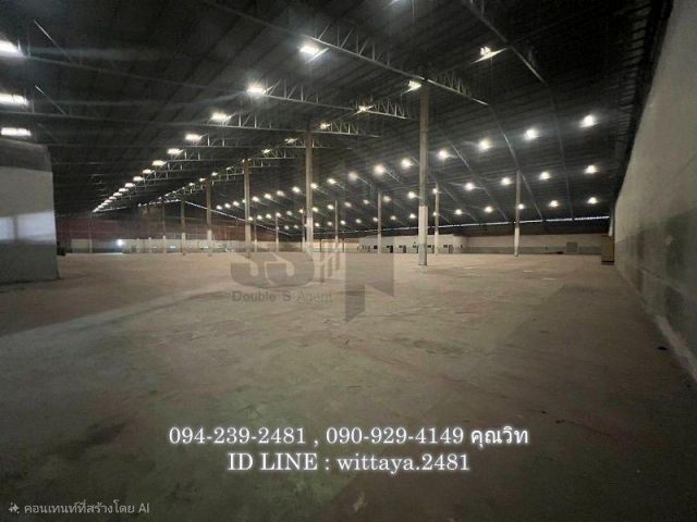 #ให้เช่าโกดังติดถนนเพชรเกษม อ้อมน้อย อ. กระทุ่มแบน พื้นที่ 11500 ตรม. โกดัง