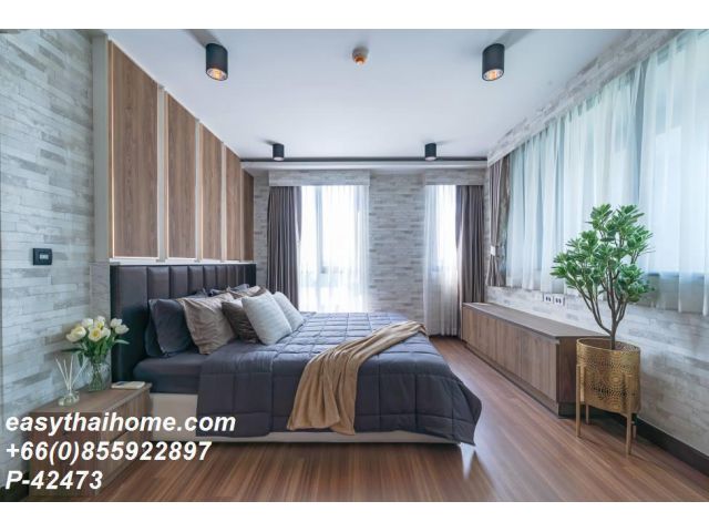 P-42473 | The Unique Sukhumvit 62/1 (ดิ ยูนีค สุขุมวิท 62/1)  คอนโดหรูห้องใหญ่ 3 ห้องนอน ใกล้ BTS บางจาก พร้อมอยู่!  | Line ID: @easythaihome