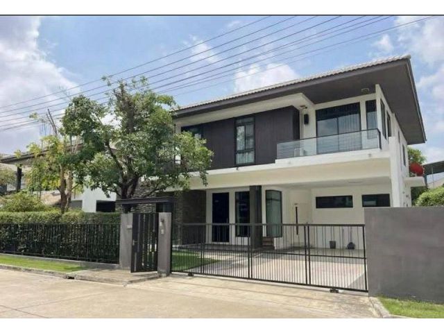 บ้านเดี่ยวให้เช่า 2 ชั้น พร้อมเฟอร์นิเจอร์ โครงการมัณฑนา ศรีนครินทร์ - บางนา ใกล้เมกาบางนาและถนนกาญจนาภิเษก บางพลี สมุทร