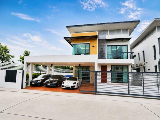 เพชรเกษม69 สารสาสน์บางบอน 300 ม. 25นาที สาทร 16กม. 2ชั้น Pool Villa 5-6นอน แอร์ 7 ตัว 7น้ำ 440ตร.ม. 105ตร.ว. ใกล้ Zanook