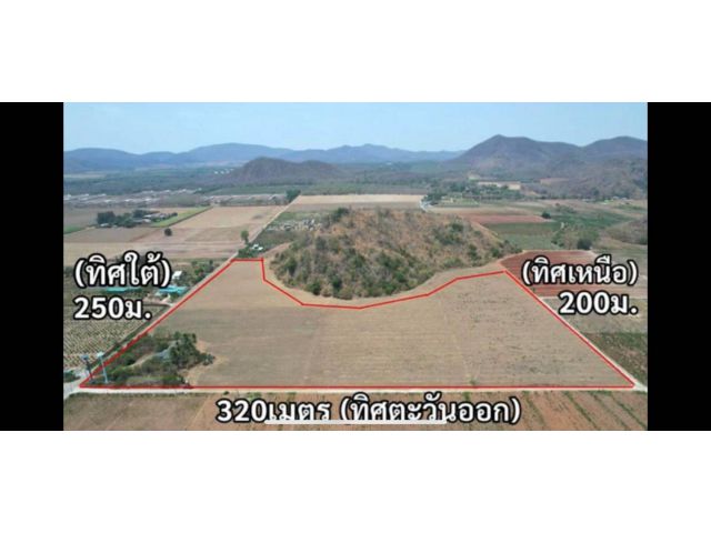 L1081 ขายที่ดินวิวภูเขา 27 ไร่ โพธาราม ราชบุรี