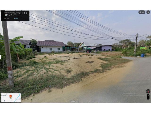 ขายที่ดินเปล่าถมแล้วเนื้อที่ 95 ตรว. หน้ากว้างที่ดิน 20 เมตร ติดถนนสาธารณะ2ด้าน
