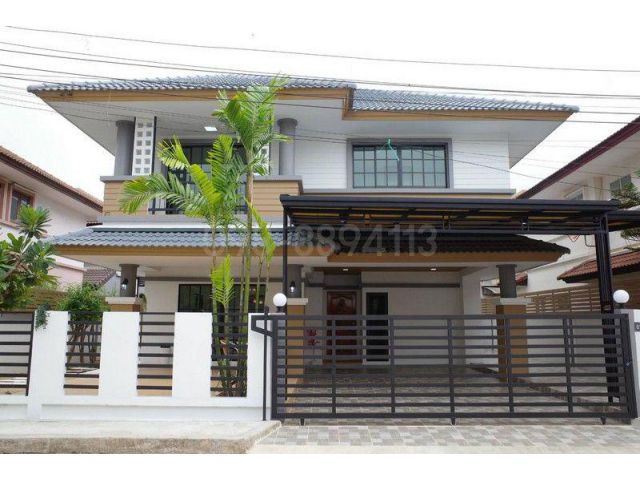 ขายบ้านเดี่ยว 2 ชั้น หลังใหญ่ รอยัล ปาร์ค วิลล์ บงกช 3 รีโนเวทหรูสไตล์ Minimal Modern เนื้อที่ 56 ตรว 4นอน 3น้ำ ราคาพิเศ