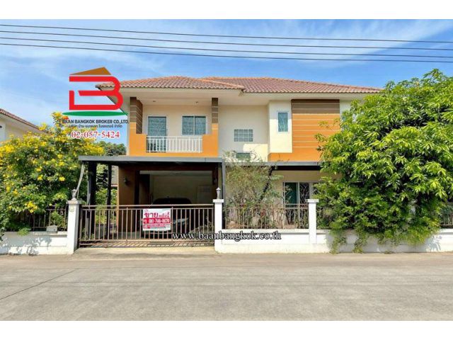 บ้านเดี่ยว หมู่บ้านภูมิสิริ คลอง 7 (ใกล้สำนักงานเทศบาลตำบลธัญบุรี) เนื้อที่ 54.9 ตรว. ตำบลบึงลำผักกูด อำเภอธัญบุรี