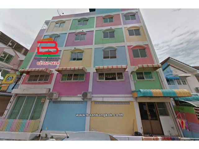 อาคารพาณิชย์ 5 ชั้น เนื้อที่ 30 ตร.ว. ซอยประชาอุทิศ 58/3 ถนนกาญจนาภิเษก แขวงทุ่งครุ เขตทุ่งครุ
