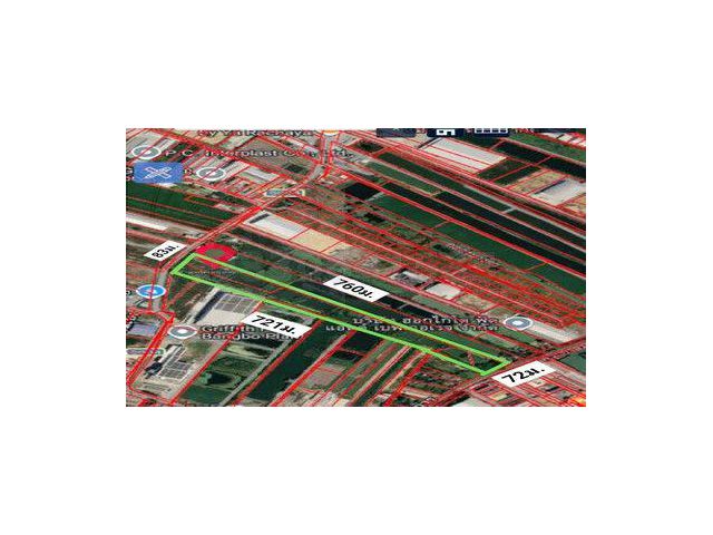 ขายที่ดินผังสีม่วงเข้ม ถนนบางนาตราด 36 วัดพิมพาวาส เนื้อที่ 27 ไร่ ถนน ปส.5004 คลองนิยมยาตรา บางบ่อ สมุทรปราการ