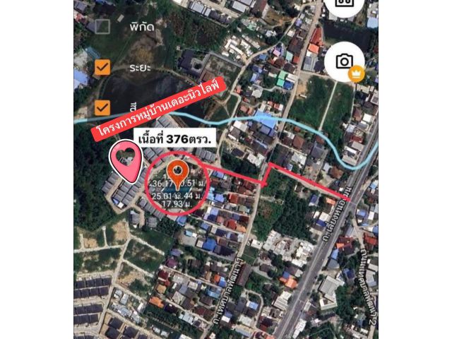 ด่วนที่ดินติดโครงการเดอะนิวไลฟ์หนองมน เนื้อที่ 376ตรว. เหมา 6.5ล้าน ต.เหมือง อ.เมือง จ.ชลบุรี ที่ดินแปลงสี่เหลี่ยมสวย