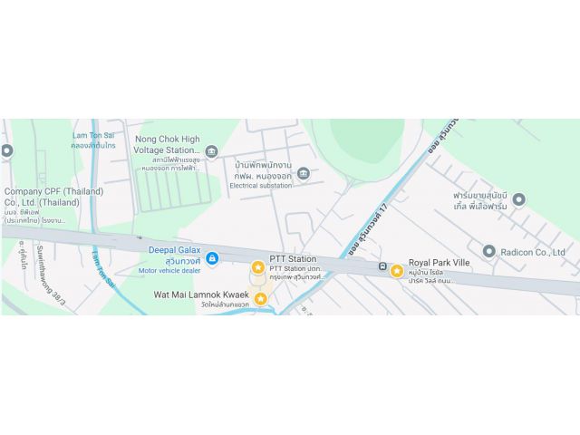 ขายบ้านเดี่ยว 2 ชั้น 80 ตร.วา พื้นที่ใช้สอย 200 ตร.เมตร 4 ห้องนอน 3 ห้องน้ำ หมู่บ้านโรยัลปาร์ควิลล์ ถนนสุวินทวงศ์ 44
