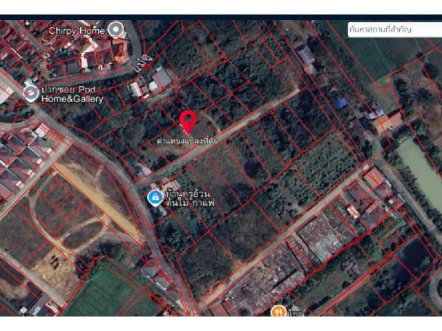 ขายที่ดินตำบลสันทรายหลวงสันทรายห่างแยกหนองจ๊อม 2 กม