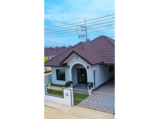 ขายบ้าน!! บ้านเดี่ยวชั้นเดียว โครงการใหม่ ม.เดอะวันพลัส แปลงยาว-บางคล้า ใกล้ตัวเมืองฉะเชิงเทรา