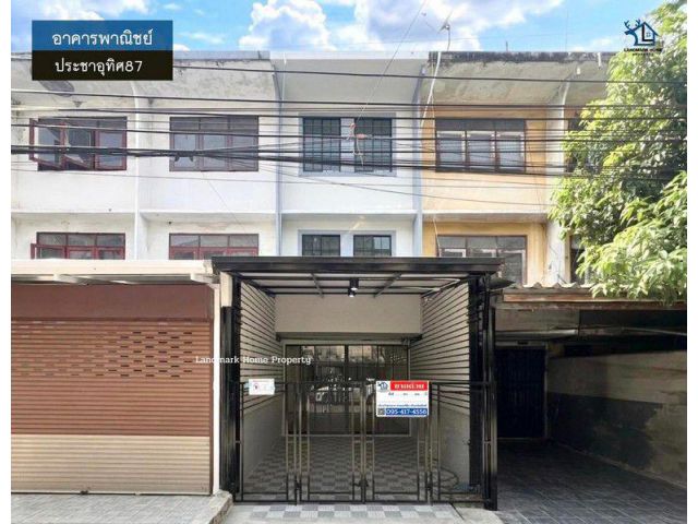 lN-106 ขายอาคารพาณิชย์ 3 ชั้น ซอยประชาอุทิศ87 รีโนเวทใหม่ สไตล์โมเดิร์น ทำเลดี เดินทางสะดวก พื้นที่ 19 ตรว 3 โถง 2 ห้องน
